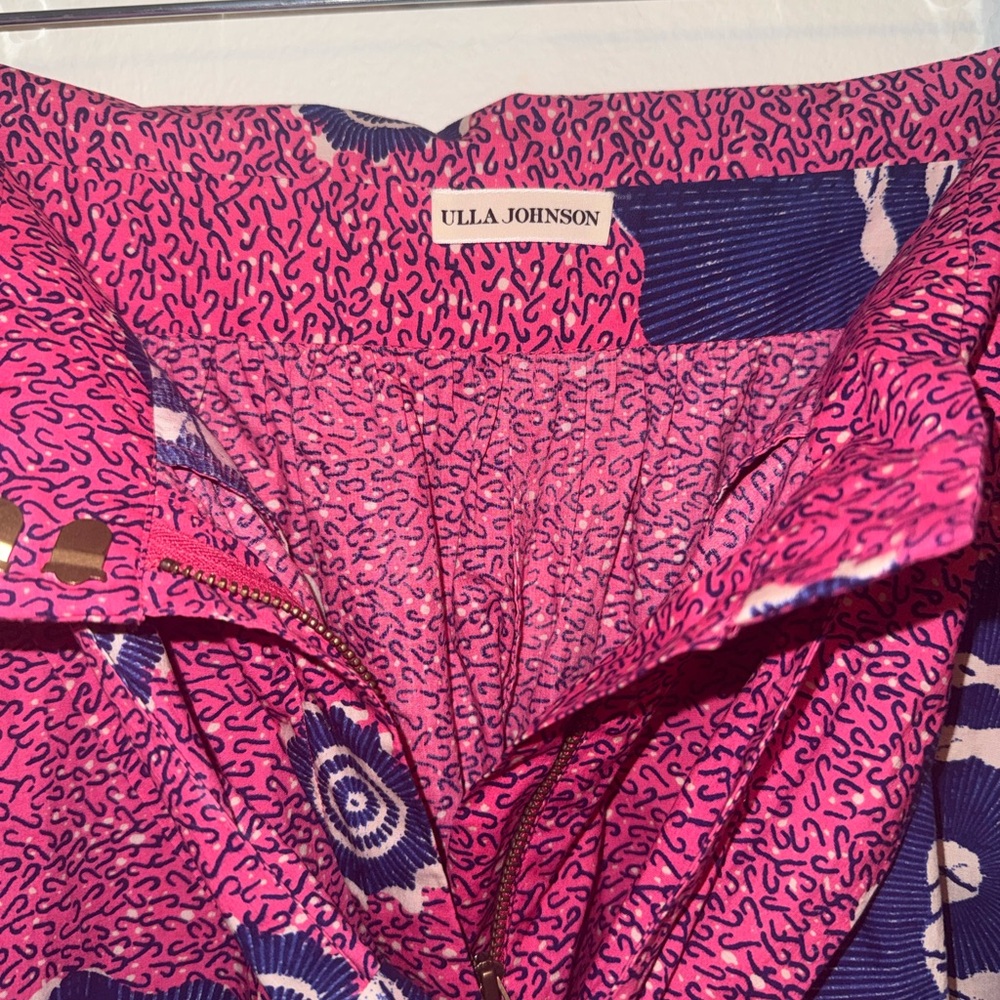 Ulla Johnson SET Tilda Top + Martime Shorts Fuchsia 2 Piece Matching Set Size 2 - Picture 11 of 14